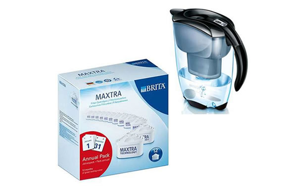 Maxtra 12 ks + konvice brita elemaris cool černá